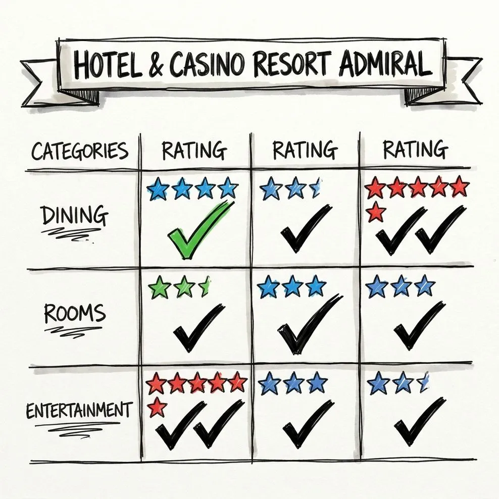 Hotel & Casino Resort Admiral — главная страница